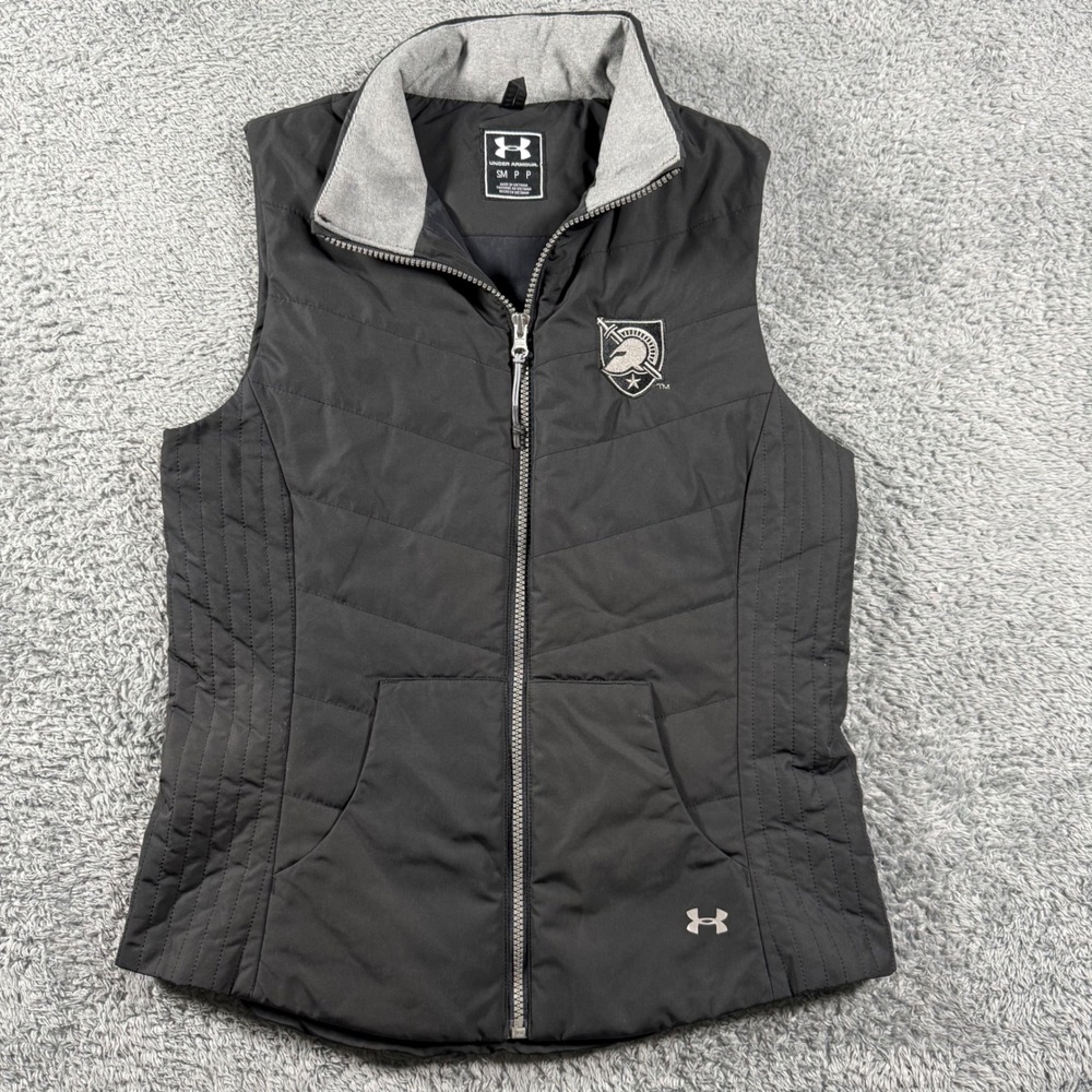 Under Armour Storm1 Puffer Vest Womens Small Black Army West Point Lightweight